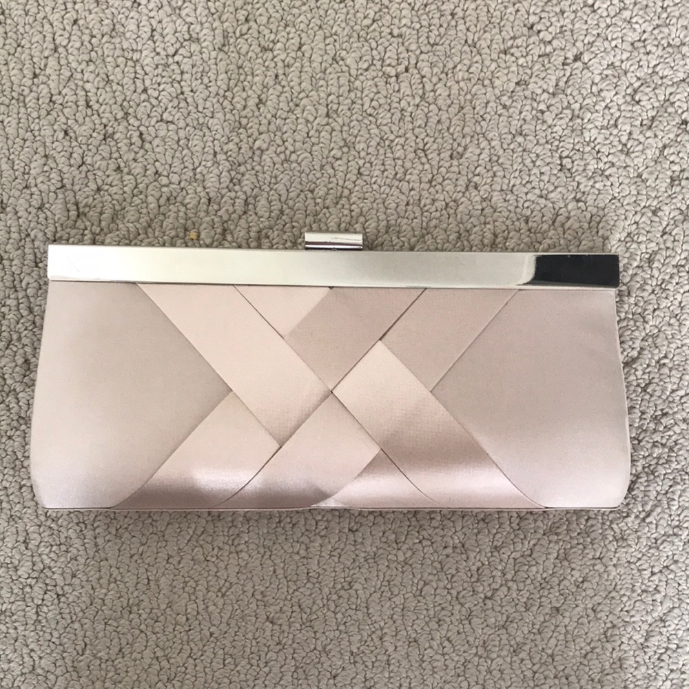 Cream/beige clutch